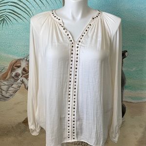 Vince Camuto Dressy Cream Top